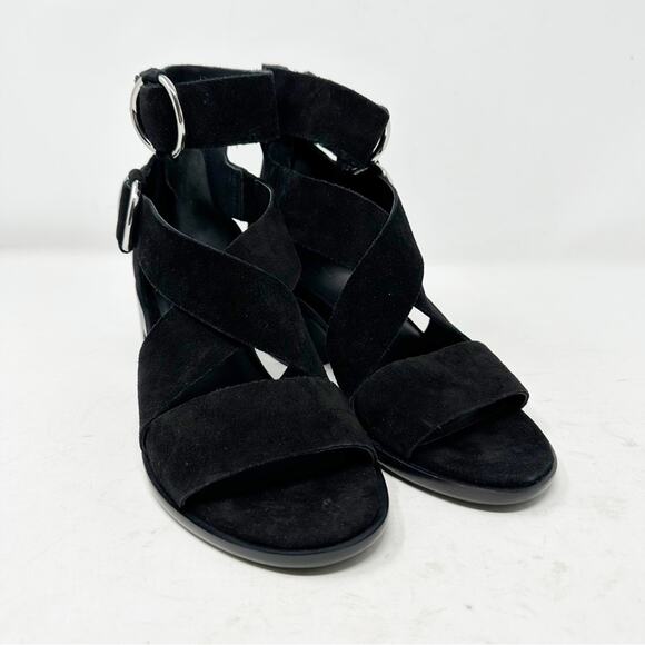 RAG & BONE Mari Sandals in Black Suede NWT in Size 5 - Picture 4 of 10
